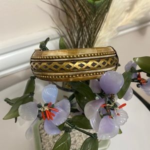 Antique solid brass engraved Bracelet